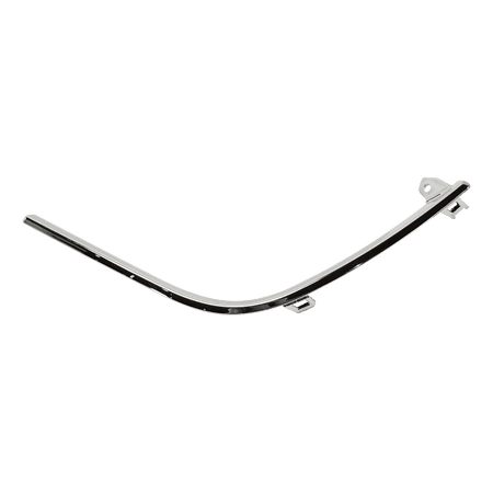 Bumper Trim Compatible With 2017-2019 Toyota Highlander Rear, Left Driver Side, Upper Chrome