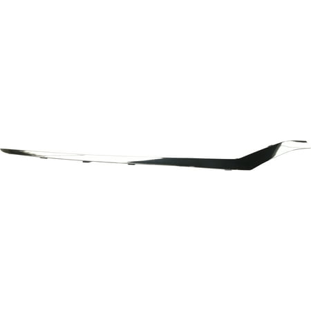 Bumper Trim Compatible With 2018-2019 Hyundai Sonata Front, Right Passenger Chrome