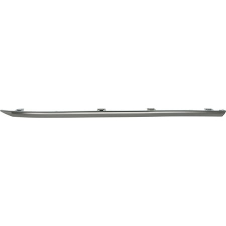 Bumper Trim Compatible With 2018-2021 Honda Accord Rear, Right Passenger Chrome
