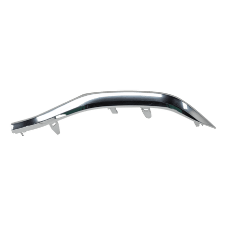 Bumper Trim Compatible With 2020 Lexus RX350 RX450h Rear, Left Driver Chrome