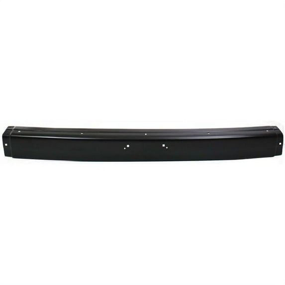 Bumper for 1986-1987 Mazda B2000 Front Powdercoated Black with Molding Holes and without Bumper Ends