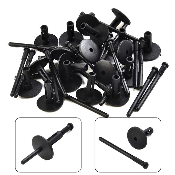 Bumpers Blind Rivets For Wheel Arches Kit 50Pcs Nylon Plastic Repair