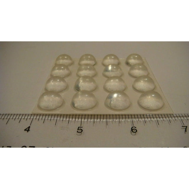 Bumpers Bumpons for Metal/Wood Picture Frame Wall ion, Clear, Sheet of