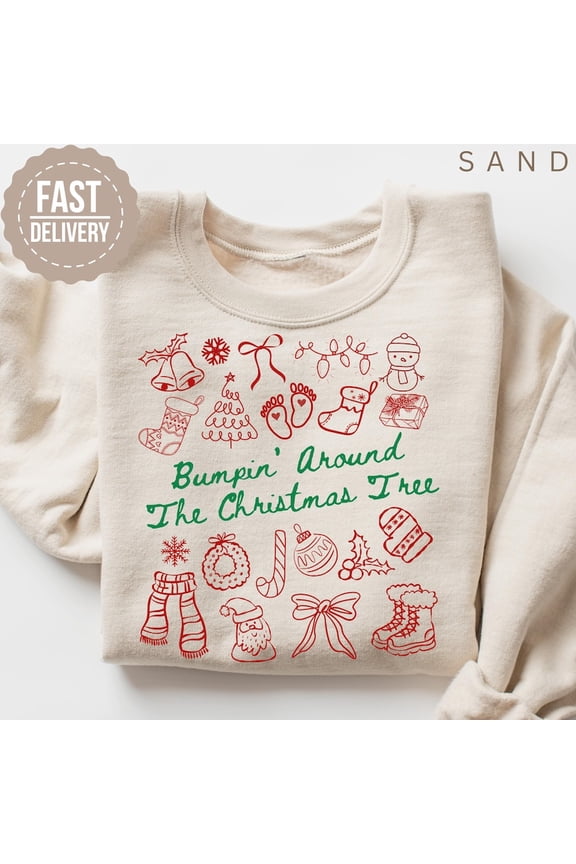 Bumpin Around Expecting Sweatshirt, Mom To Be Sweatshirt, Expecting Mom 2026 Sweatshirt - Sizes S-5XL ,The Orange Shop