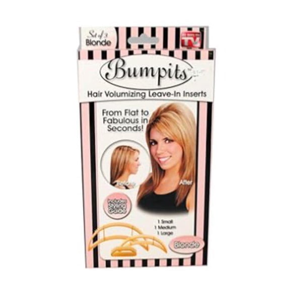 Bumpits Hair Volumizing Leave-In Inserts -Set of 3, Blonde