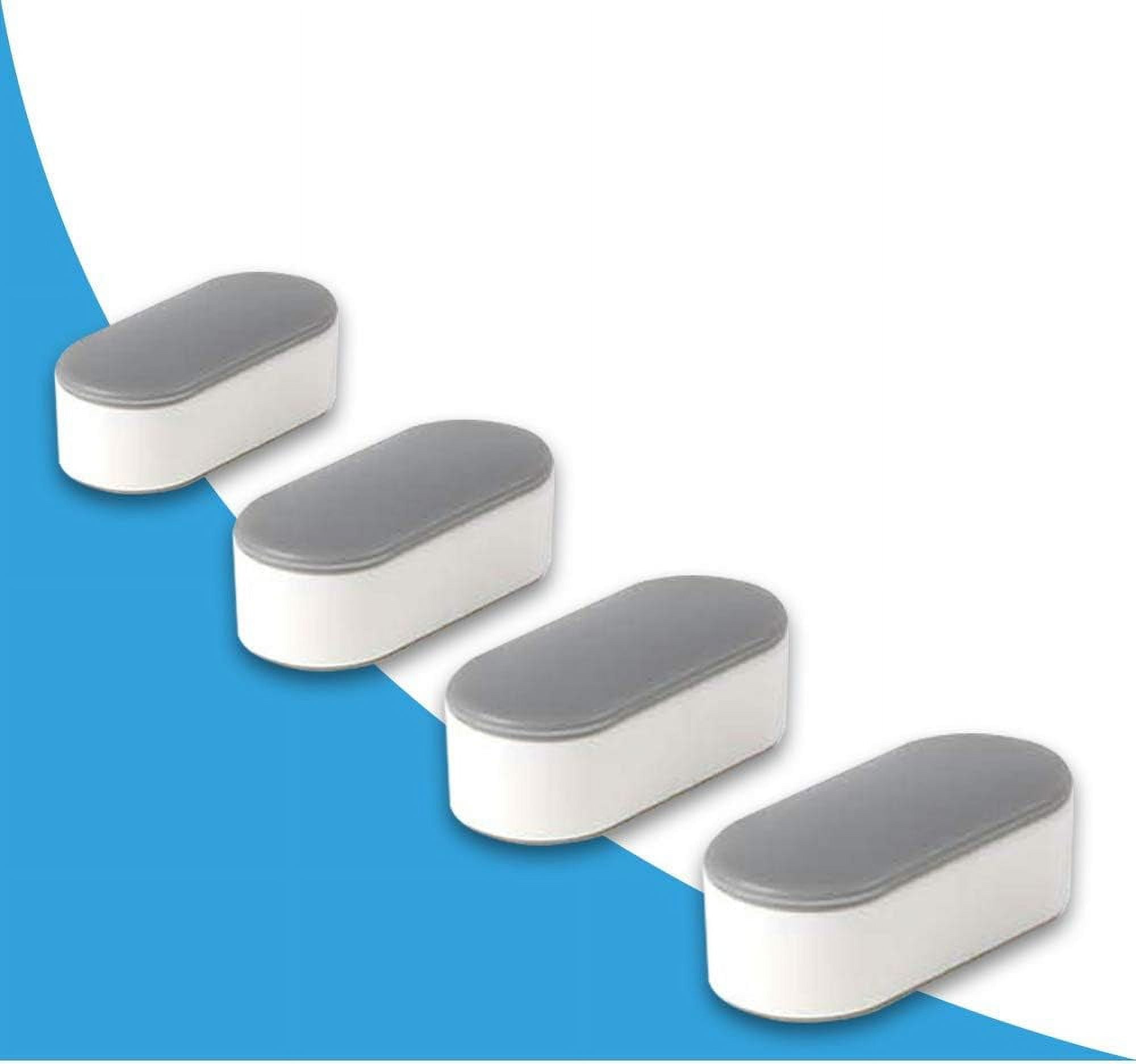 Bumpy Bumpers Toilet Seat Spacers (Sanitary Toilet, Strong Adhesive