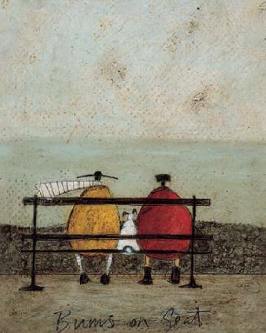Bums On Seat Canvas Art - Sam Toft (24 x 30)