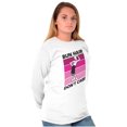 thumbnail image 1 of Bun Hair Don't Care Olive Oyl Popeye Women's Long Sleeve T Shirt Brisco Brands M, 1 of 6