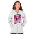 thumbnail image 1 of Bun Hair Don't Care Olive Oyl Popeye Zip Hoodie Sweatshirt Women Brisco Brands M, 1 of 6