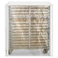 thumbnail image 1 of Bun Pan Rack Cover Bread Rack Cover Transparent PVC with 4 Sided Zipper Universal 10 Tiers Sheet Bun Rack Cover Waterproof and Dustproof for Bakery Home Kitchen, 1 of 11