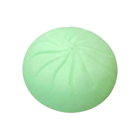 Bun Sensory Squeeze Tool Shaped Stress Relief Handheld Calming Device Portable Focus Aid Desk Accessory Anti Anxiety Sensory Tool Compression Aid Office Gadget Green