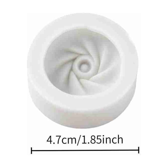 Bun Silicone Mold Manual Baozi Former, Hand Press Dough Shaper for Steamed Buns Dumplings, Reusable Kitchen Baking Tool for Homemade Fillings,White-S