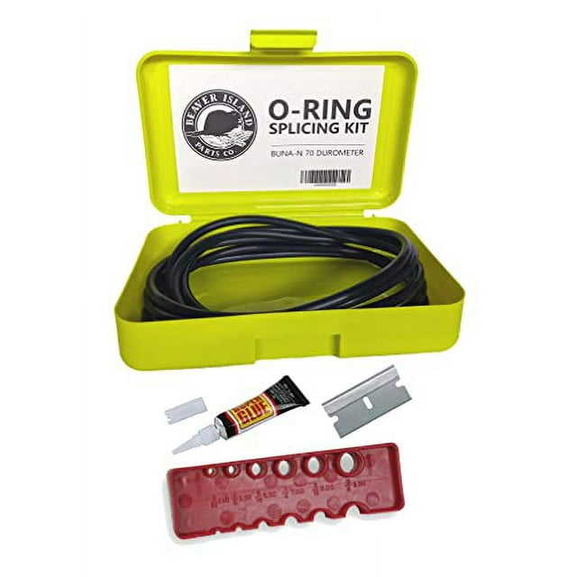 Buna-N O-Ring Splicing Kit, 70A Durometer, Black (1/16