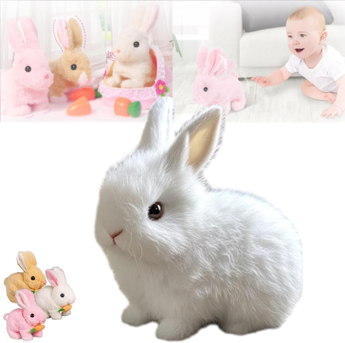Bunby - My Realistic Bunny Toy, Bunbi Realistic Bunny That Moves ...