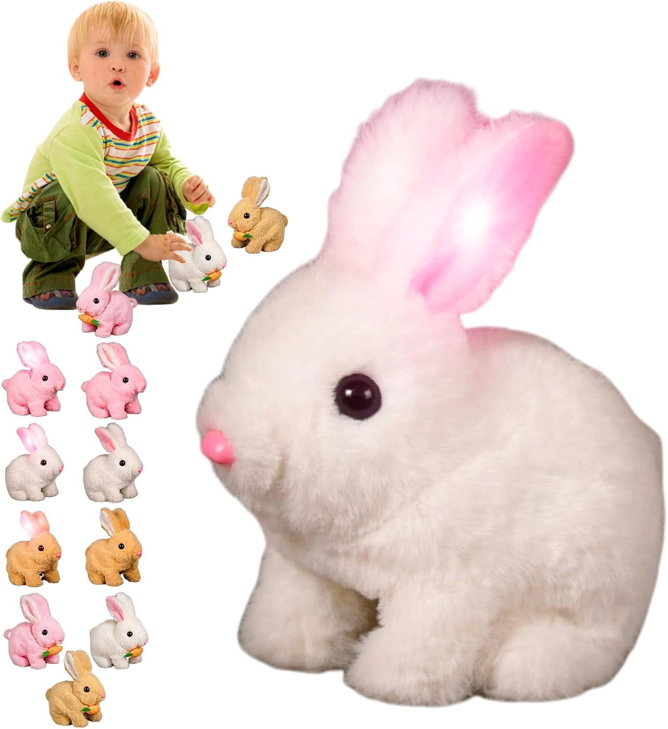 Bunby - My Realistic Bunny Toy for Kids, Bunny Plush - Realistic Bunny ...