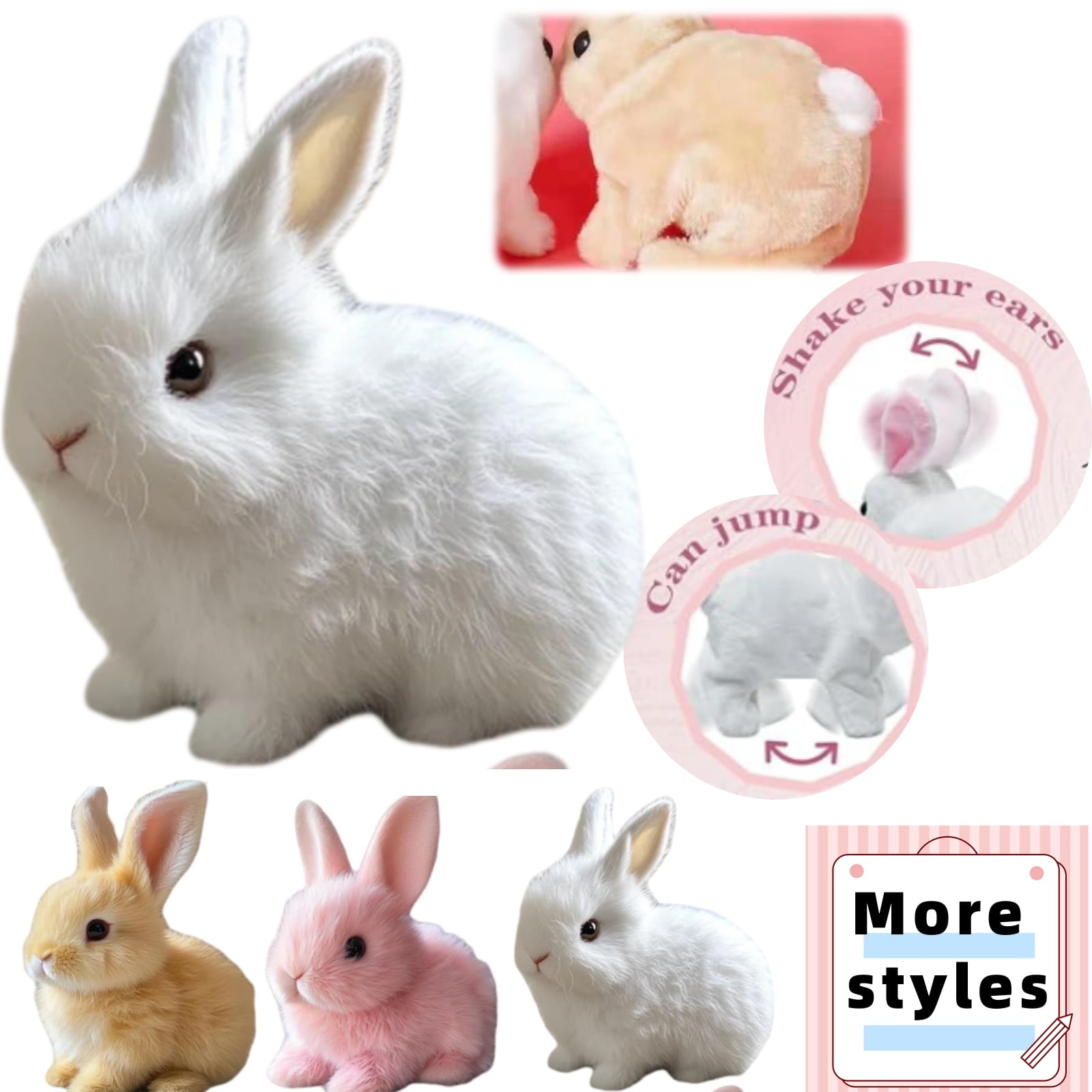 Bunby - My Realistic Bunny Toy Realistic Bunny That Moves Easter Gifts ...