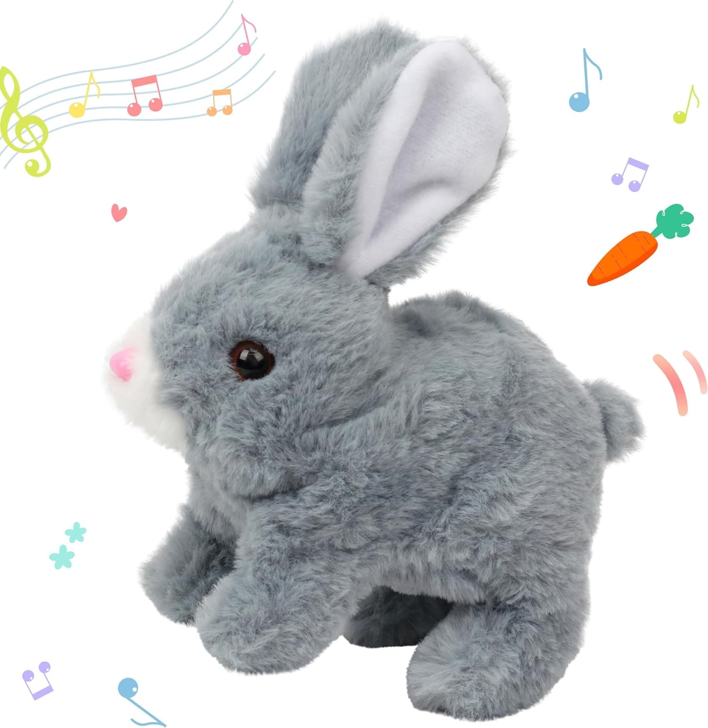 Bunby - My Realistic Bunny Toy Bunny Hopping Rabbit Interactive ...