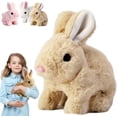 thumbnail image 1 of Bunby - My Realistic Bunny Toy, Realistic Bunny Toy Can Walk and Talk, Bunbi Realistic Bunny, Realistic Bunny Stuffed Animals, Easter Plush Interactive Realistic Bunny Robot for Kids (Brown), 1 of 7