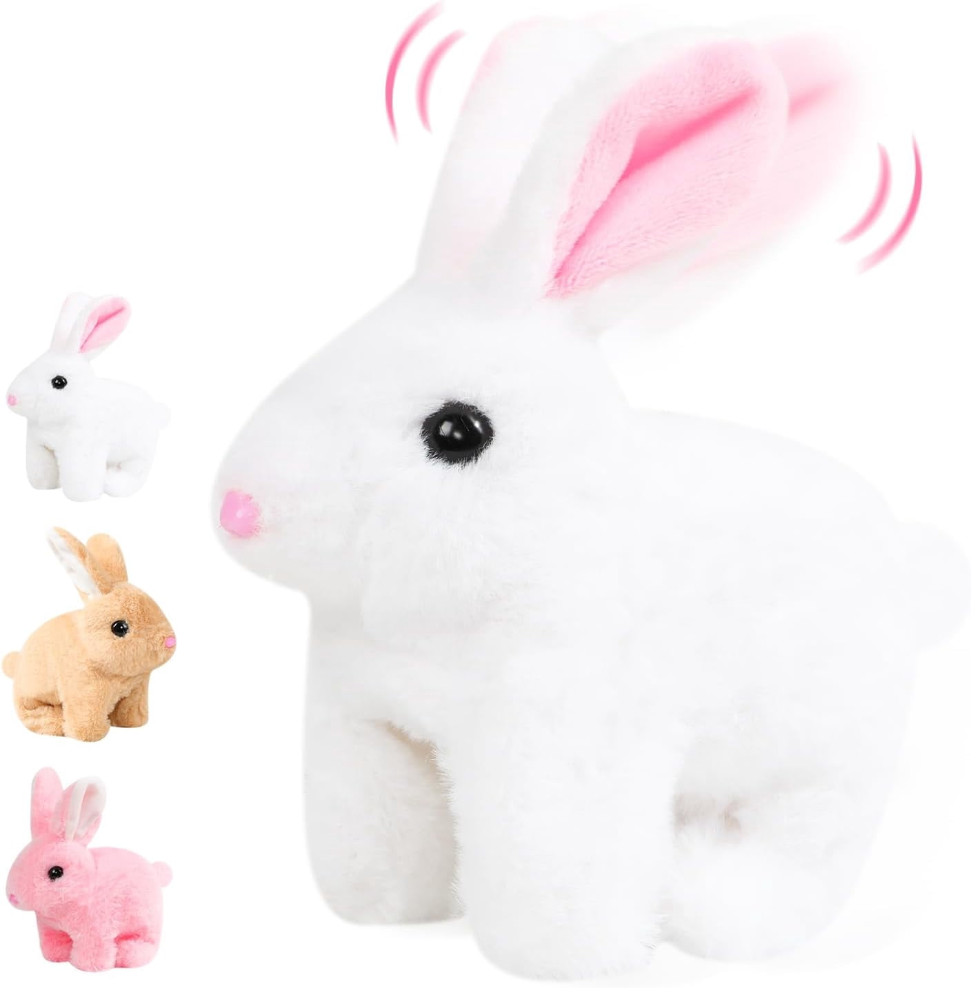 Bunby Realistic Rabbit Toy,Easter Realistic Rabbit Toys,Realistic Bunny ...