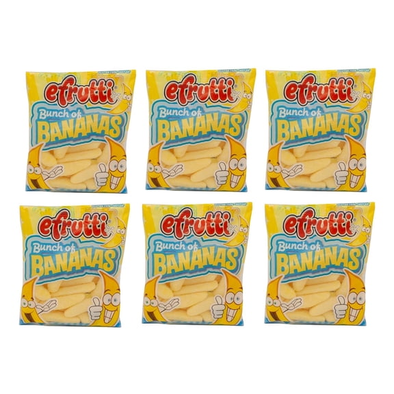 Bunch Bananas | 3.25 oz Candy Peg Bag | Pack 6 | Bulk Bag