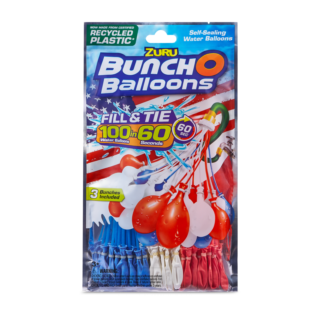 Bunch O Balloons 100 Rapid-Filling Self-Sealing Water Balloons (3 Pack) by ZURU