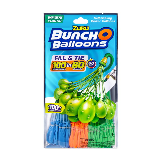Bunch O Balloons 100 RapidFilling SelfSealing Water Balloons