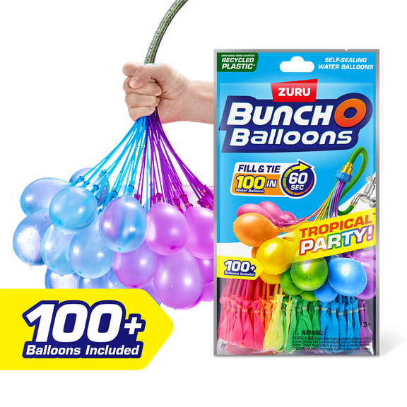 Bunch O Balloons Tropical Party Self-Sealing Water Balloons (3 Pack)
