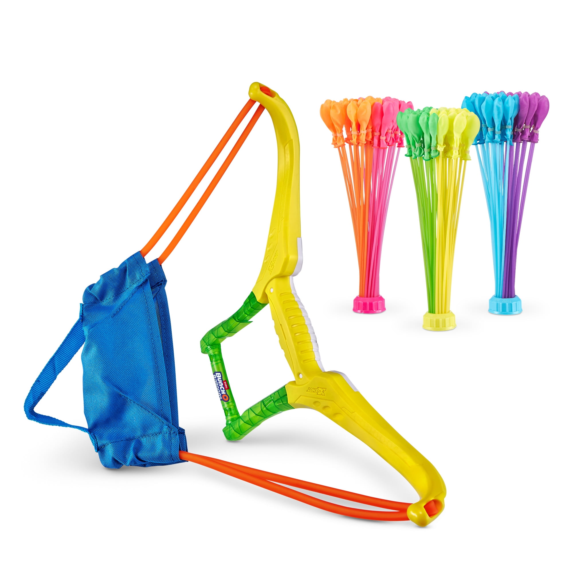 Bunch O Balloons Tropical Party Slingshot & 100+ Rapid-Filling Self-Sealing Water Balloons