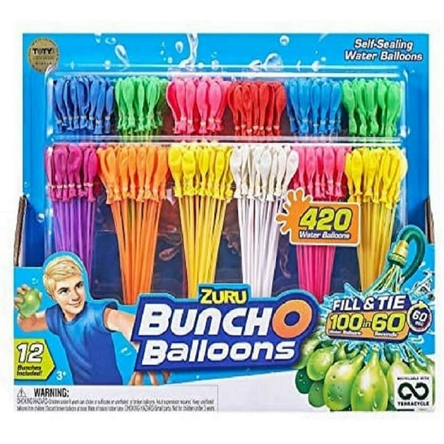 Bunch O Balloons Water Balloons, 420 Count (12 Pack) - Walmart.com