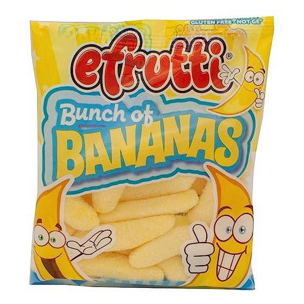 Bunch Of Bananas Pack Of 3 (3.25 Oz Bags) Candy Peg Bag Bulk Bag