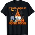 thumbnail image 1 of Bunch Of Hocus Pocus Pumpkin Gnome Bats Scary Cat T-Shirt , Vintage T-Shirt, 1 of 2