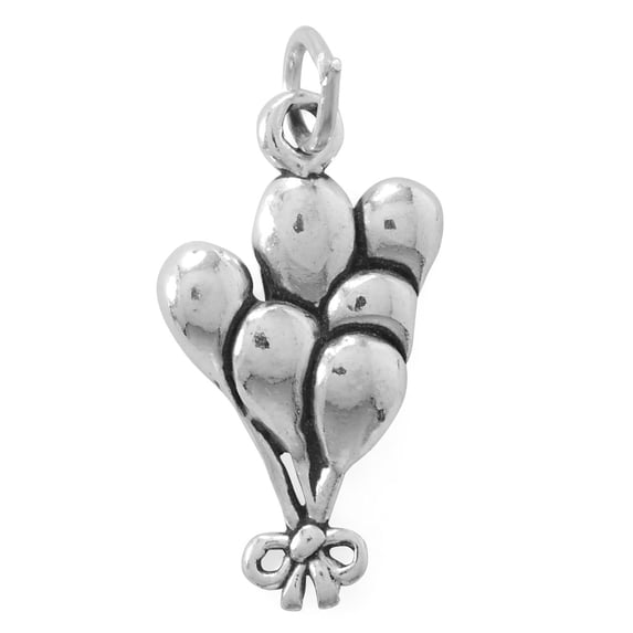 Bunch of Balloons Charm Sterling Silver