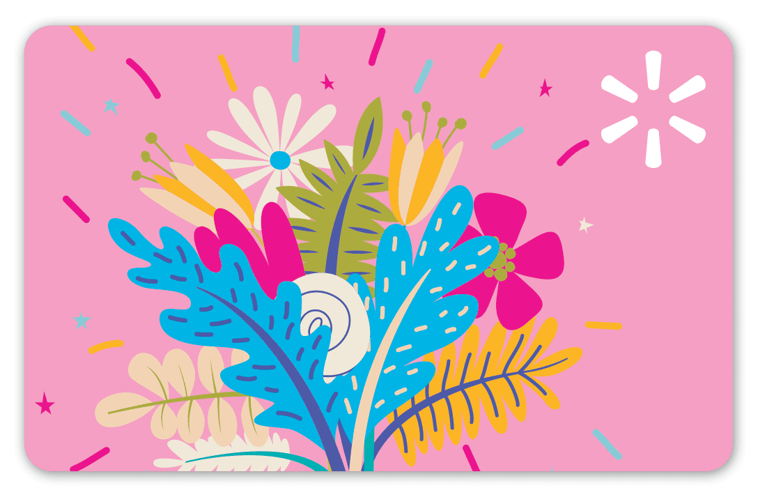Bunch of Flowers Walmart Gift Card