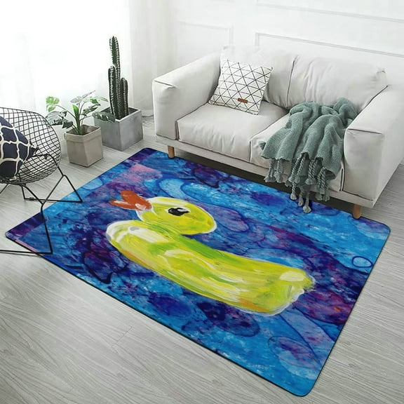 Bunch of Rubber Ducks Home Decor Living Room Carpet Non-slip Soft Comfy Floor Rug Kitchen Bedroom Entrance Doormat Mats