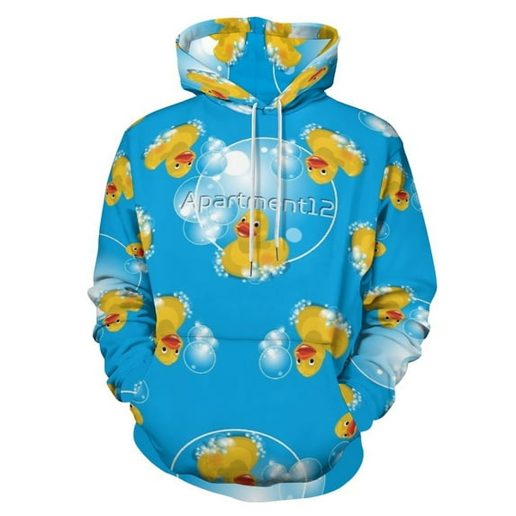 Bunch of Rubber Ducks Men's Women Vintage 3D Hooded Sweatshirt - All-Season Loose Fit Streetwear