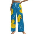 thumbnail image 1 of Bunch of Rubber Ducks Pajamas For Women Loose Retro Night Pajama Pants Comfortable Sleepwear Bottoms Homewear, 1 of 6