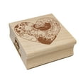 thumbnail image 1 of Bunch of Sleeping Cats Heart Square Rubber Stamp Stamping Scrapbooking Crafting - Medium 1.75in, 1 of 7