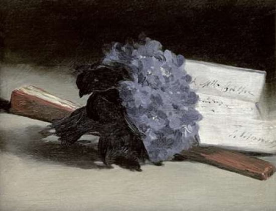 Bunch of Violets Canvas Art - Edouard Manet (22 x 28)