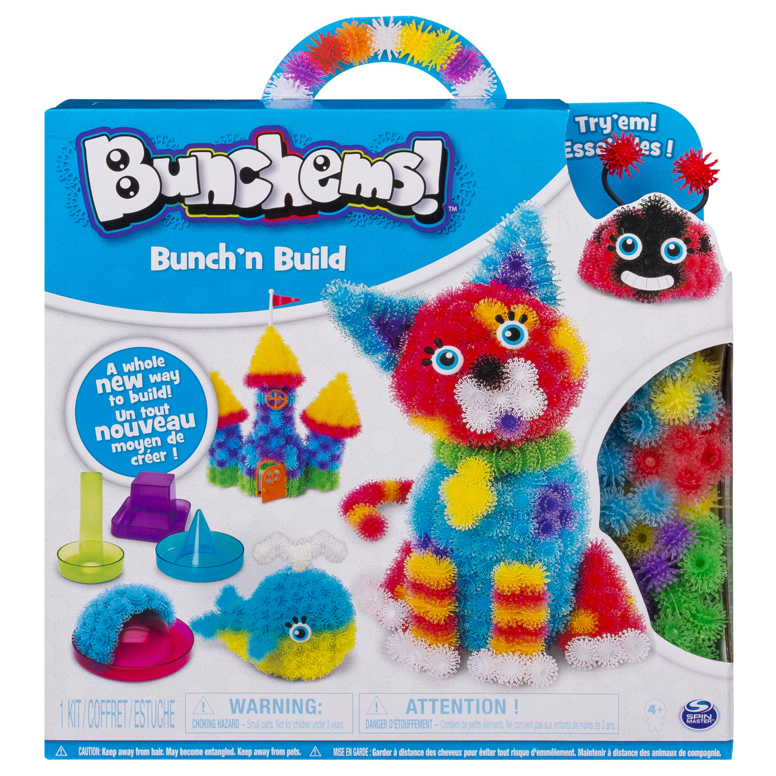 Bunchems Bunch’n Build Activity Kit with 4 Shaper Molds and 400 Bunchems  for Ages 6 and Up