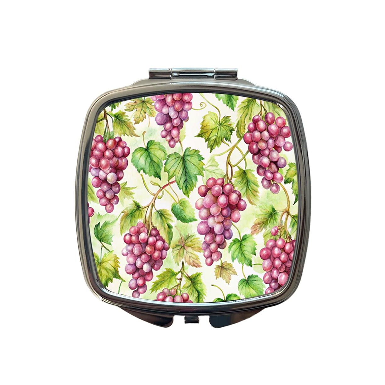 Bunches Of Purple Grapes Travel Makeup Handbag Purse Small Pocket ...