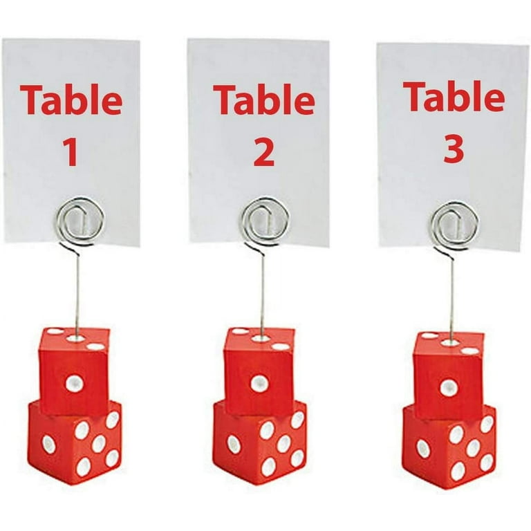 Place markers on sale for tables