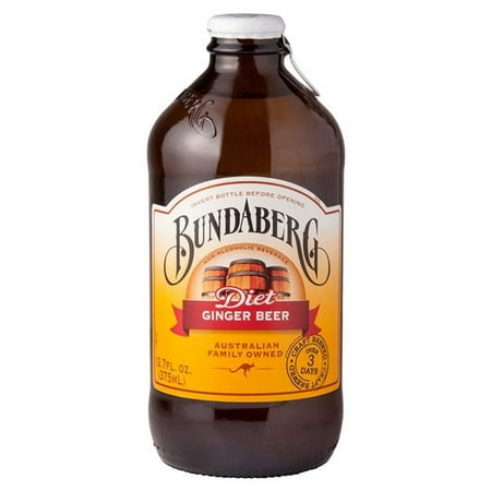Bundaberg Diet Ginger Beer 12.7 oz Glass Bottles - Pack of 12