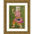 thumbnail image 1 of Bundi 23x32 Gold Ornate Wood Framed with Double Matting Museum Art Print Titled - Portrait of a Jester, 1 of 4