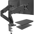 Bundle 2 Items Dual Monitor Stand Arms Mount and Steel Reinforcement