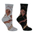 thumbnail image 1 of Bundle 2 Items: Red Dachshund on Black and on Gray Cotton Ladies Socks, 1 of 1