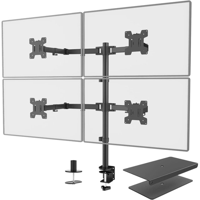 Bundle 2 Items Steel Reinforcement Bracket and Quad LCD Monitor