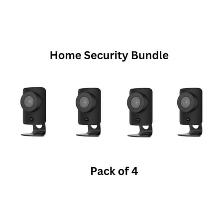 Pre-Owned (Bundle of 4) SimpliSafe SSCM1 Security Camera with Motion Detection, Night Vision, and Privacy Features - Trusted Home Security for Over 1 Million Americans