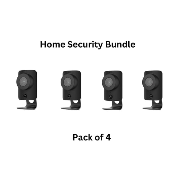 Pre-Owned (Bundle of 4) SimpliSafe SSCM1 Security Camera with Motion Detection, Night Vision, and Privacy Features - Trusted Home Security for Over 1 Million Americans