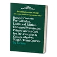 thumbnail image 1 of Pre-Owned Bundle: Custom Pre-Calculus, LooseLeaf Edition + Enhanced WebAssign Printed Access Card for Pre-Calculus & College Algebra, Single-Term Courses Paperback, 1 of 1