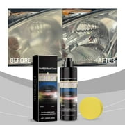 Bundle Deal, Car Headlight Repair Paste, Scratches Repair, Worn Lamp Maintenance, Gloss Restoration, Car Headlamp Refurbishment, Headlight Care, 100ml, Vehicle Protection | Plastic, Multicolor